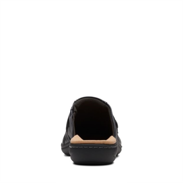Clarks Laurieann Ella Cuero Negro Cuero Negro