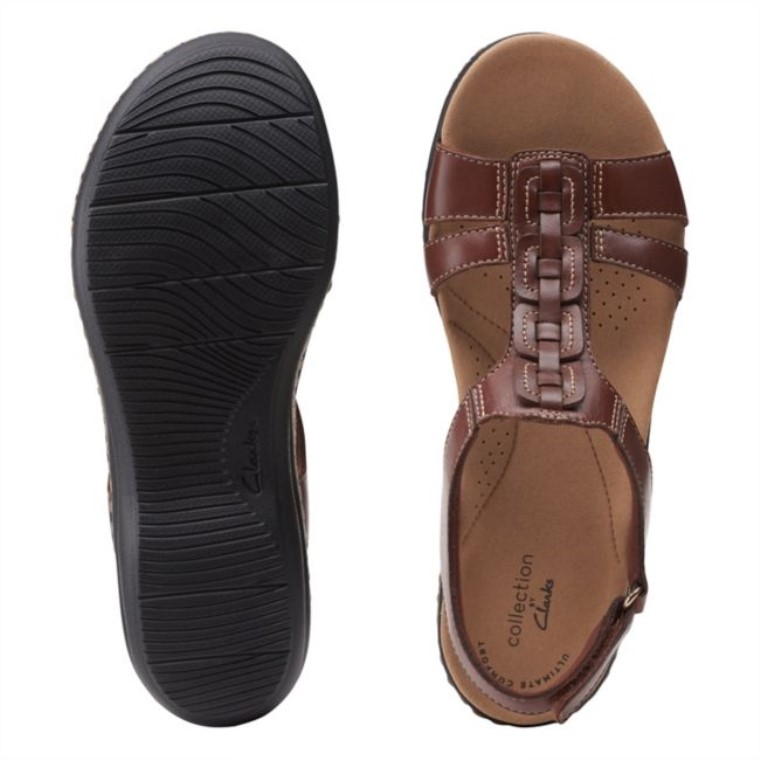 Clarks Laurieann Kay Cuero Bronceado Cuero Bronceado