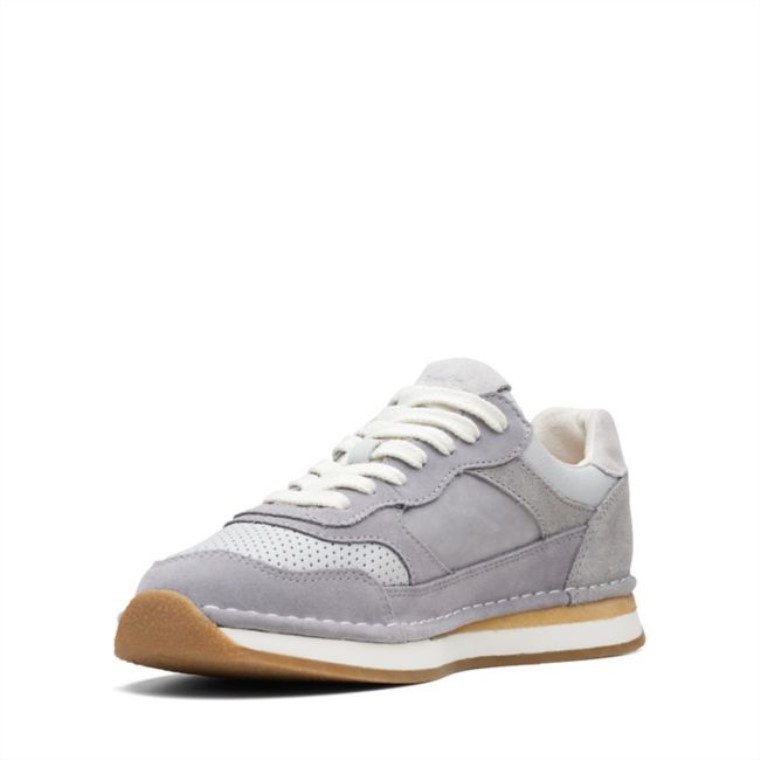 Clarks Combinación Gris Claro Craft Run To Combinación Gris Claro