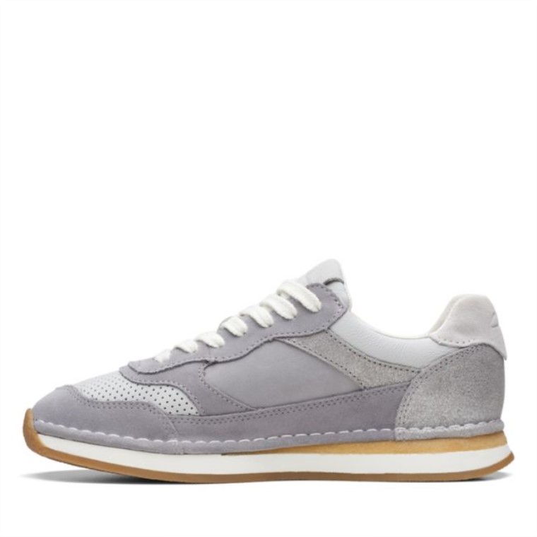 Clarks Combinación Gris Claro Craft Run To Combinación Gris Claro
