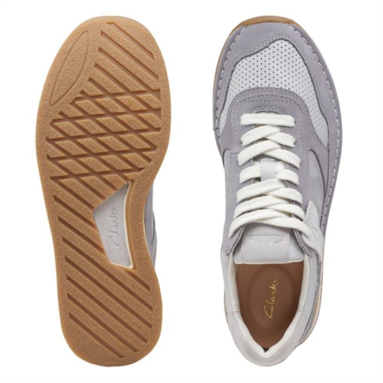 Clarks Combinación Gris Claro Craft Run To Combinación Gris Claro