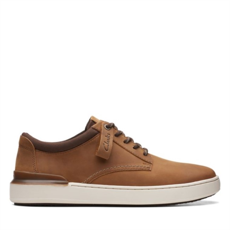 Clarks Bronceado Claro Court Lite Derby Bronceado Claro
