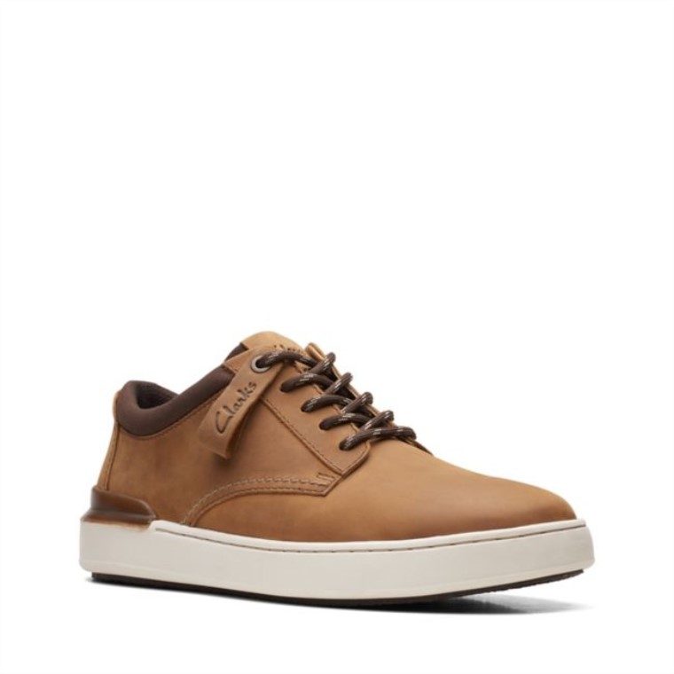 Clarks Bronceado Claro Court Lite Derby Bronceado Claro