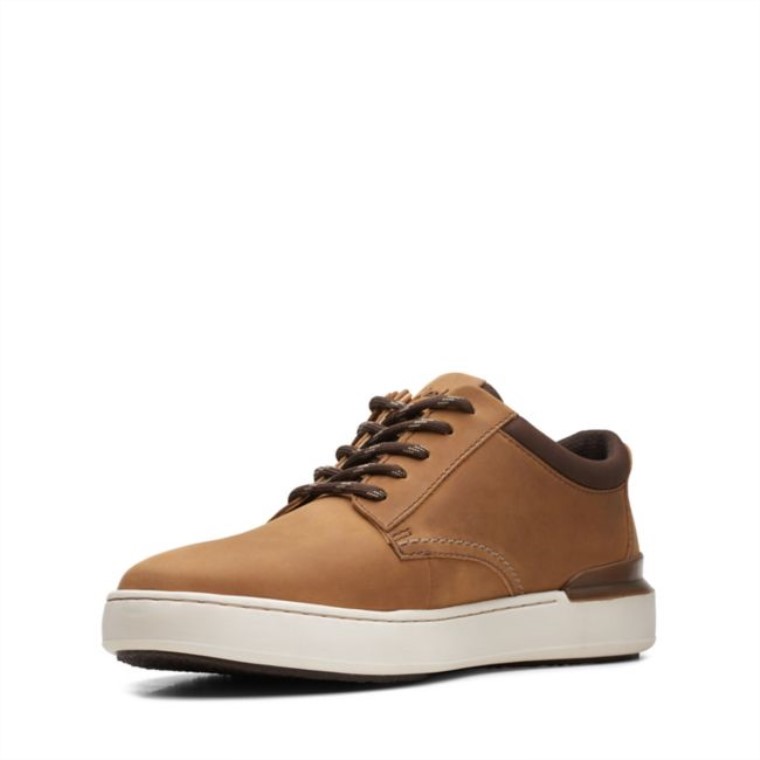 Clarks Bronceado Claro Court Lite Derby Bronceado Claro