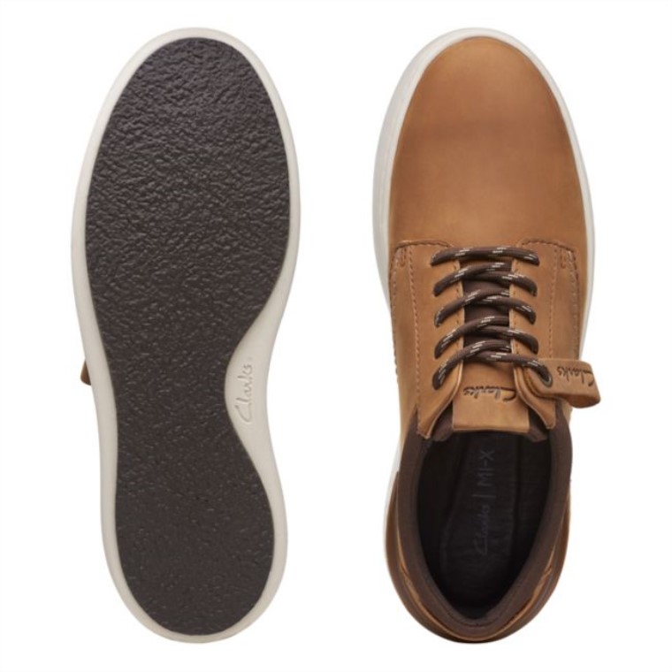 Clarks Bronceado Claro Court Lite Derby Bronceado Claro