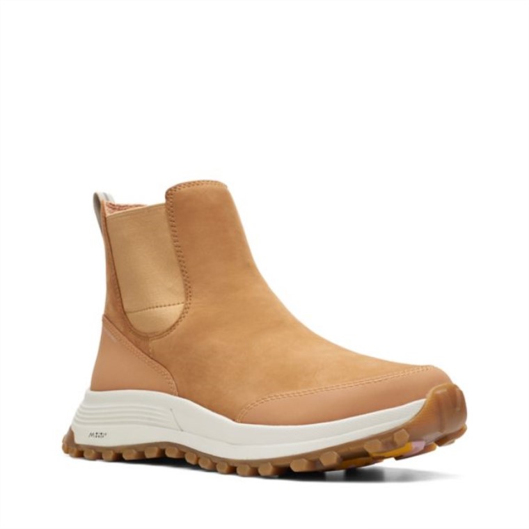 Clarks Nubuck Tostado Claro Atl Trek Up Impermeable Nubuck Tostado Claro