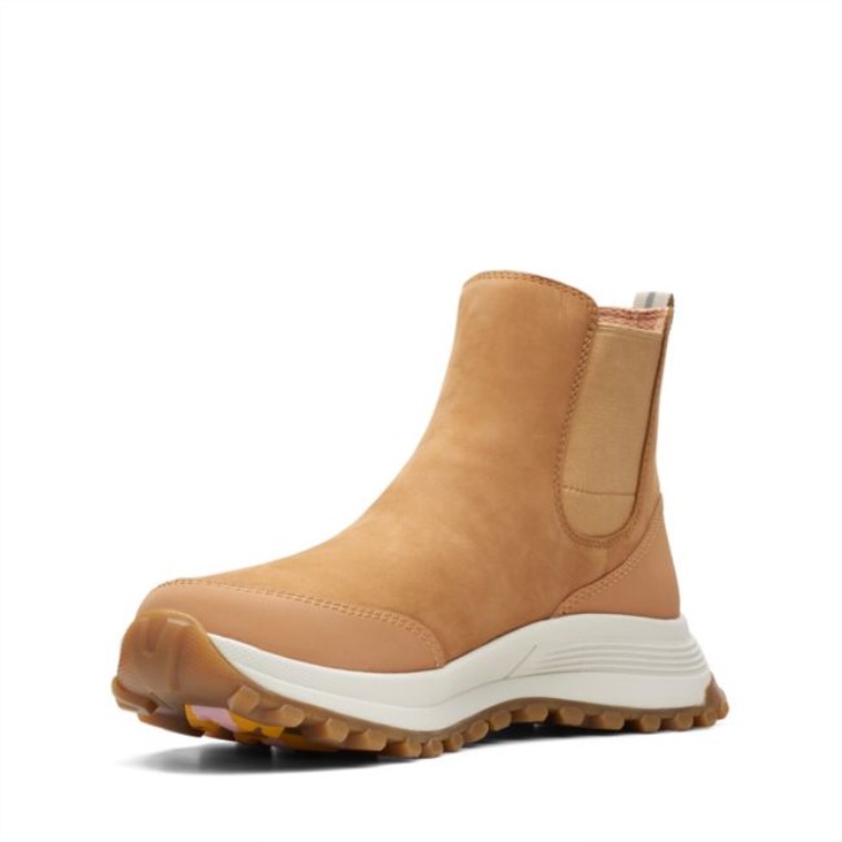 Clarks Nubuck Tostado Claro Atl Trek Up Impermeable Nubuck Tostado Claro