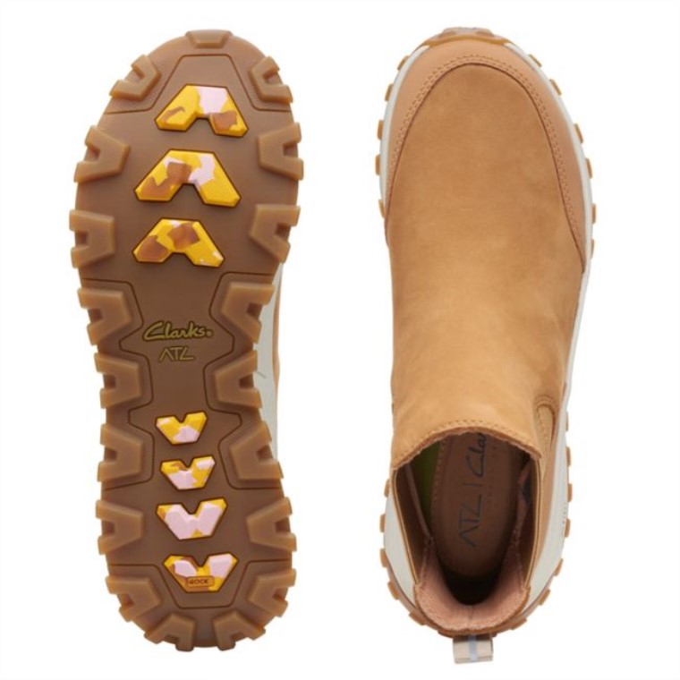 Clarks Nubuck Tostado Claro Atl Trek Up Impermeable Nubuck Tostado Claro