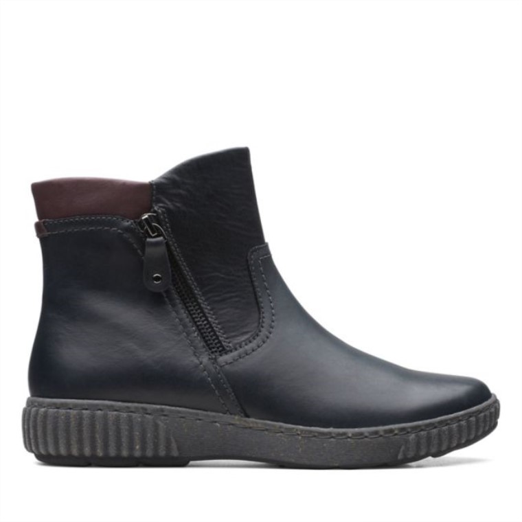 Clarks Magnolia Haley Cuero Negro Cuero Negro