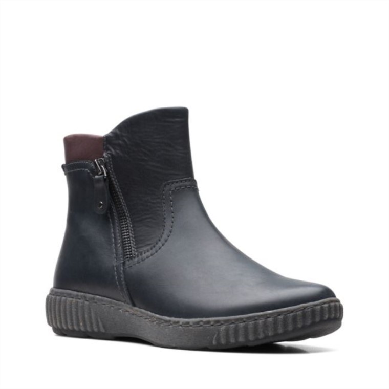 Clarks Magnolia Haley Cuero Negro Cuero Negro