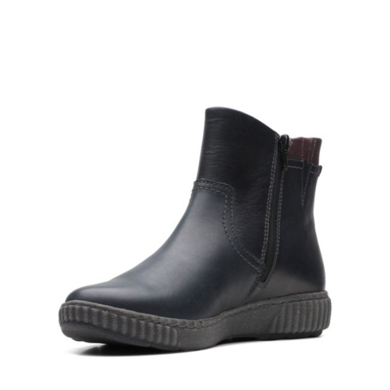 Clarks Magnolia Haley Cuero Negro Cuero Negro