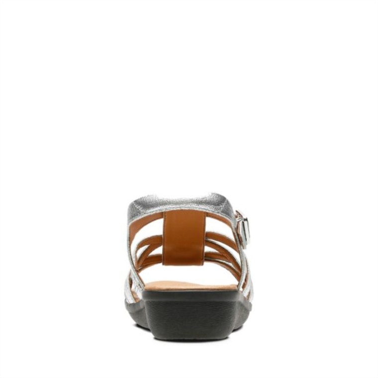 Clarks Manilla Bonita Plata Cuero Plata Cuero
