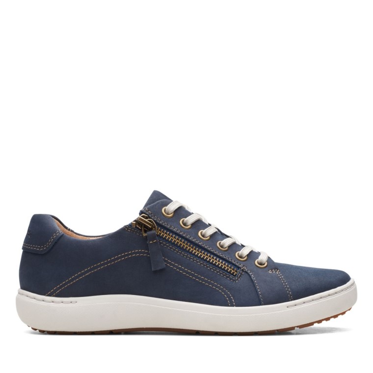 Clarks Nalle Encaje Nubuck Azul Marino Nubuck Azul Marino
