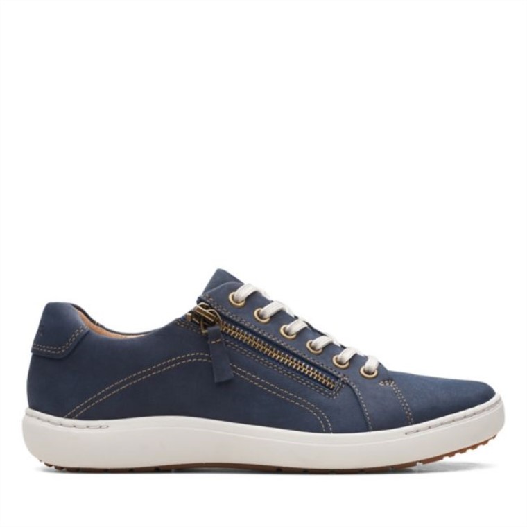 Clarks Nalle Encaje Nubuck Azul Marino Nubuck Azul Marino