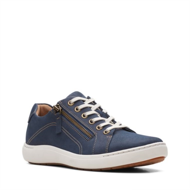 Clarks Nalle Encaje Nubuck Azul Marino Nubuck Azul Marino