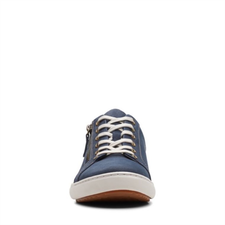 Clarks Nalle Encaje Nubuck Azul Marino Nubuck Azul Marino