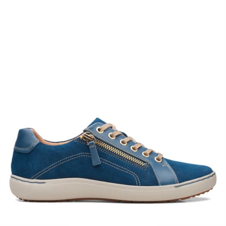 Clarks Nalle Encaje Verde Azulado Verde Azulado