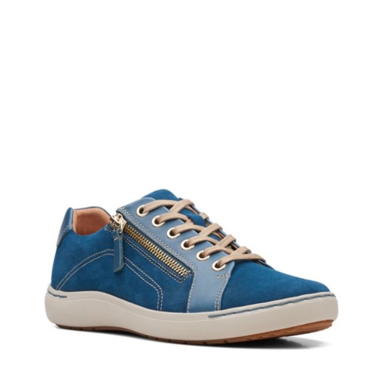 Clarks Nalle Encaje Verde Azulado Verde Azulado
