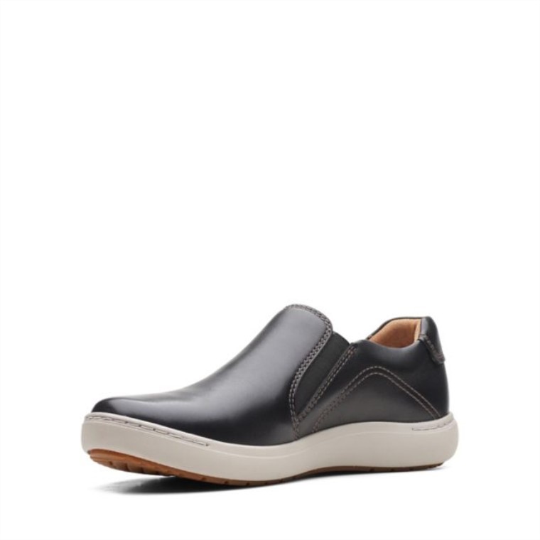 Clarks Nalle Stride Cuero Negro Cuero Negro