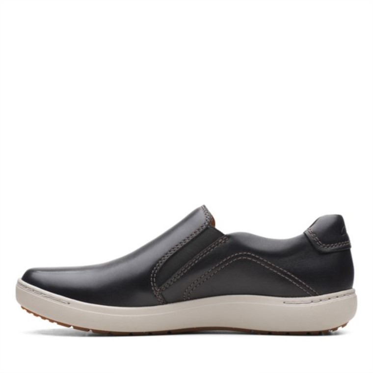 Clarks Nalle Stride Cuero Negro Cuero Negro