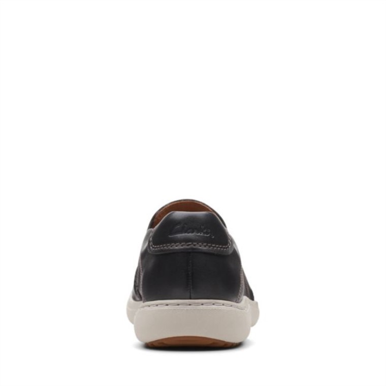 Clarks Nalle Stride Cuero Negro Cuero Negro