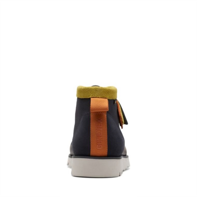 Combinación Azul Marino Clarks Wallabee 20 Gtx Combinación Azul Marino
