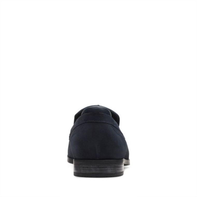 Clarks Ante Azul Marino Bradish Gamuza Azul Marino