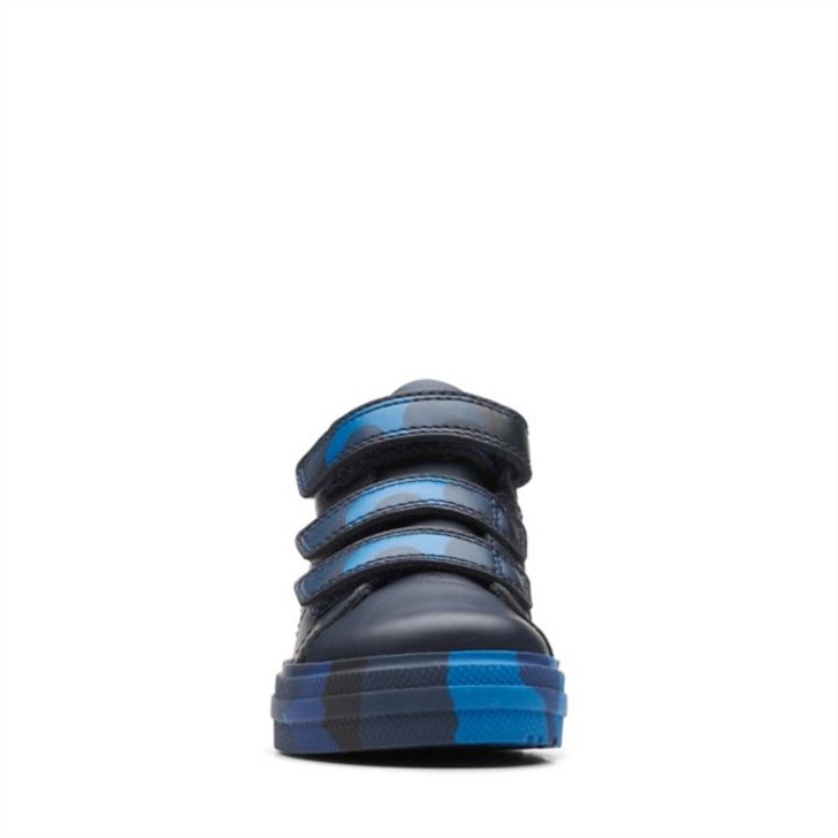 Clarks Nova Divertido Niño Camo Azul Marino Camo Azul Marino