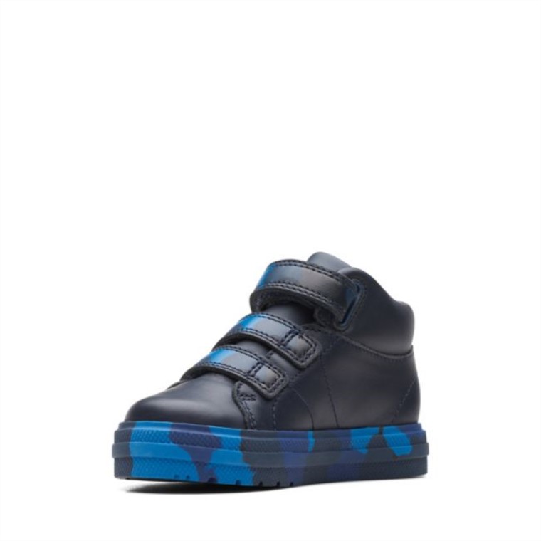 Clarks Nova Divertido Niño Camo Azul Marino Camo Azul Marino