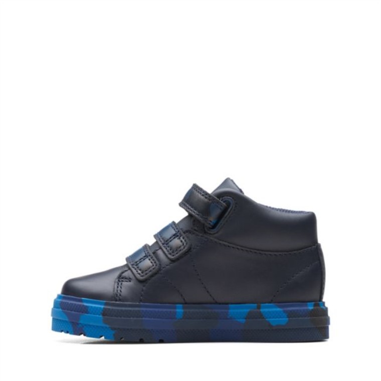Clarks Nova Divertido Niño Camo Azul Marino Camo Azul Marino