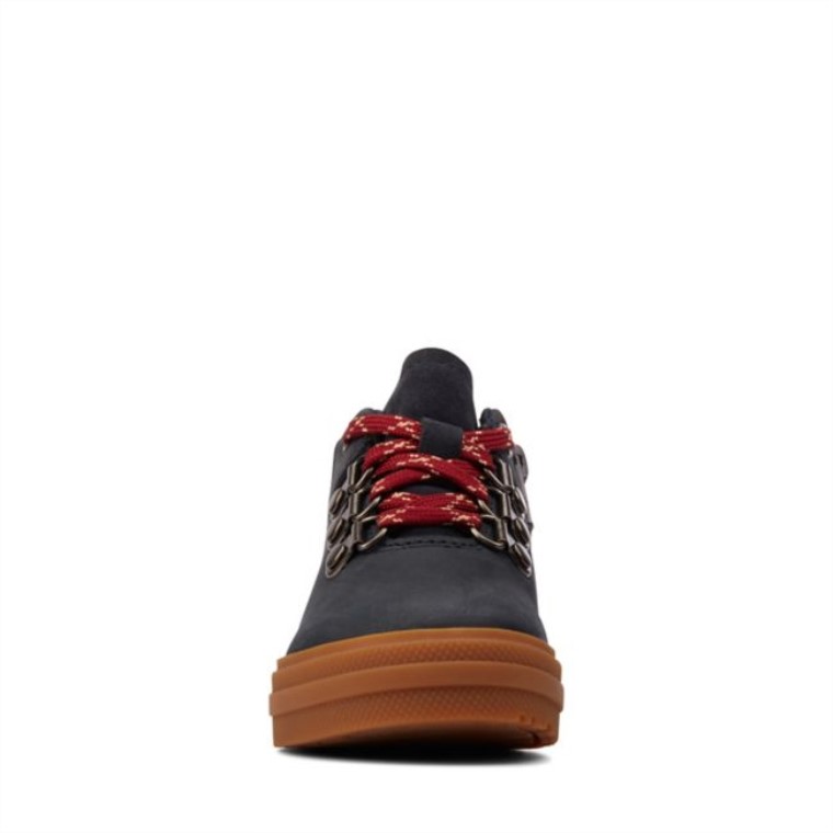Clarks Nova Hike Toddler Cuero Azul Marino Cuero Azul Marino