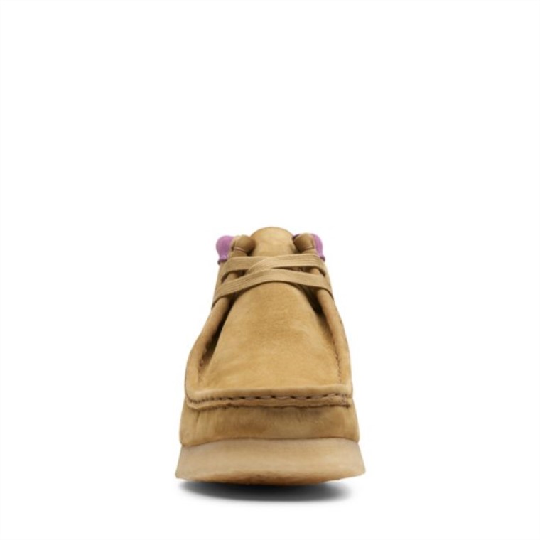 Clarks Oakmoss Combi Wallabee Botas Combi De Musgo De Roble
