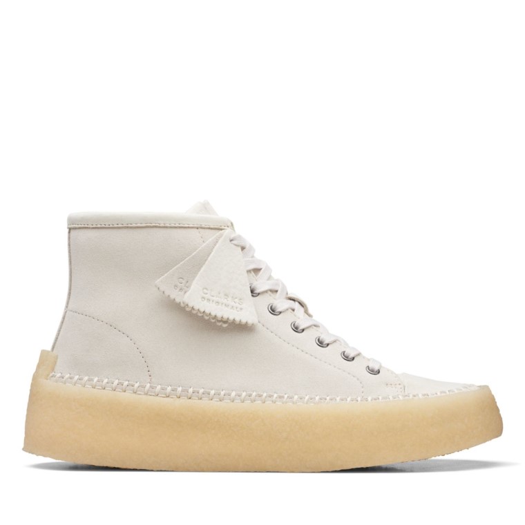 Clarks Blanco Roto Caravana Mid Blanco Roto