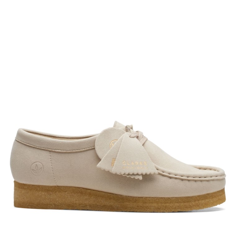 Clarks Blanquecino Wallabee Sintético Blanquecino Sintético