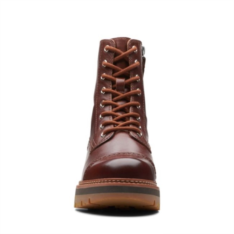 Gorra Clarks Orianna Cuero Bronceado Británico Cuero Bronceado Británico