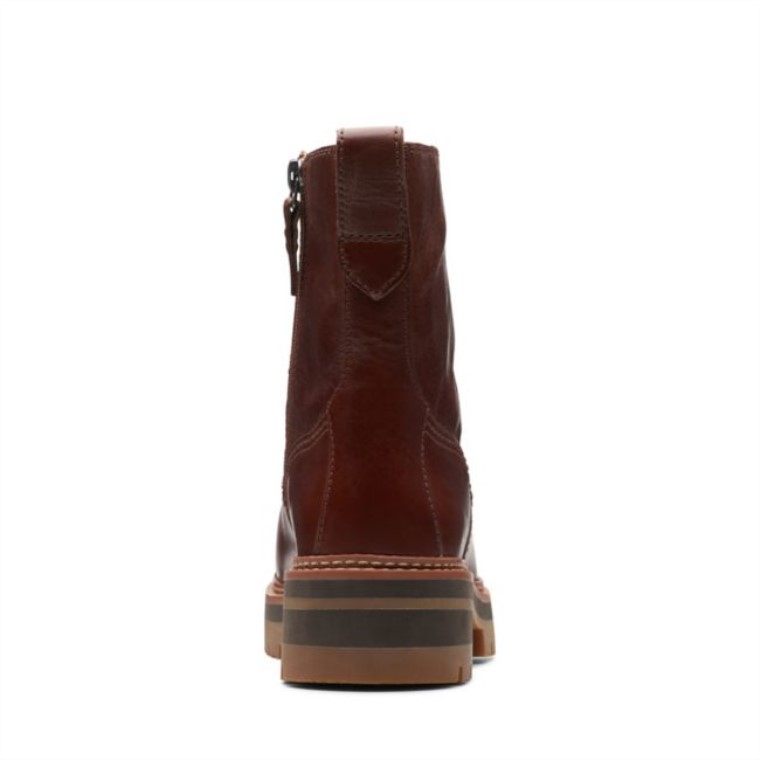 Gorra Clarks Orianna Cuero Bronceado Británico Cuero Bronceado Británico