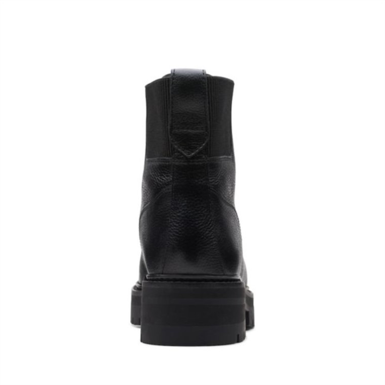 Clarks Orianna Mid Cuero Negro Con Forro Negro Cuero Con Forro Negro