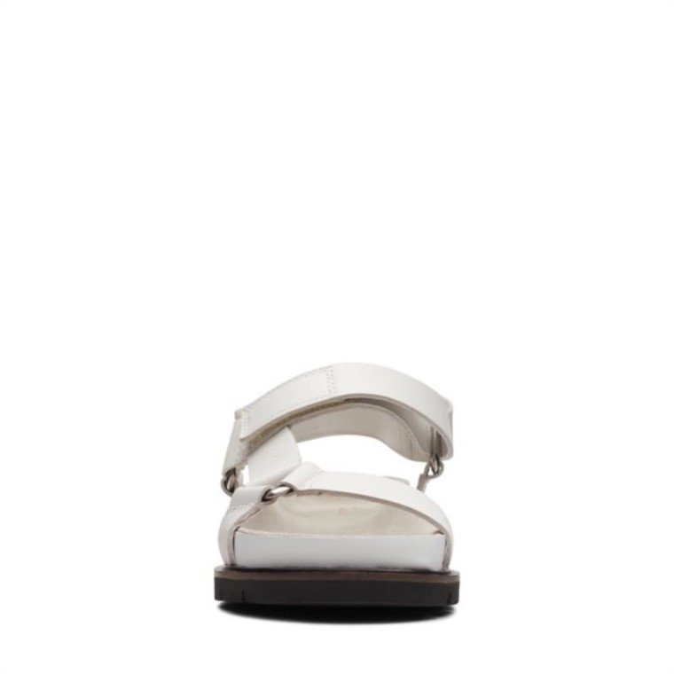Clarks Orianna Deportivo Cuero Blanco