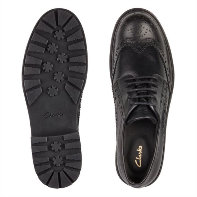 Clarks Orinoco 2 Limit Cuero Negro Cuero Negro