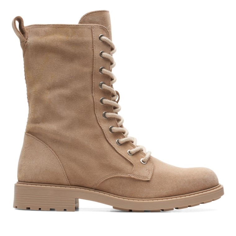 Clarks Estilo Orinoco 2 Gamuza Arena Gamuza Arena