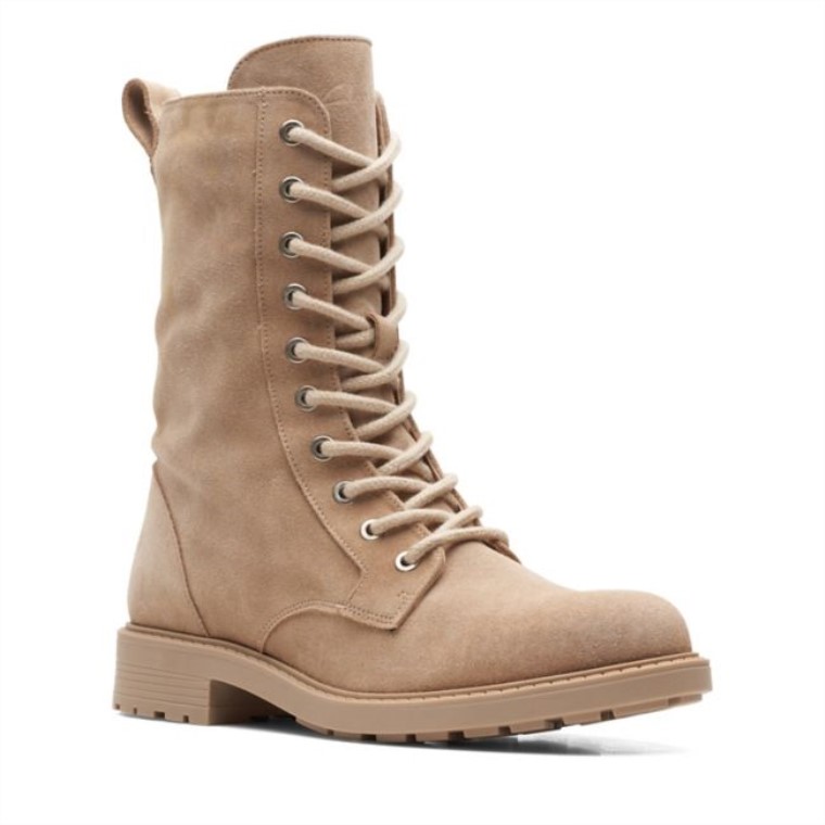 Clarks Estilo Orinoco 2 Gamuza Arena Gamuza Arena