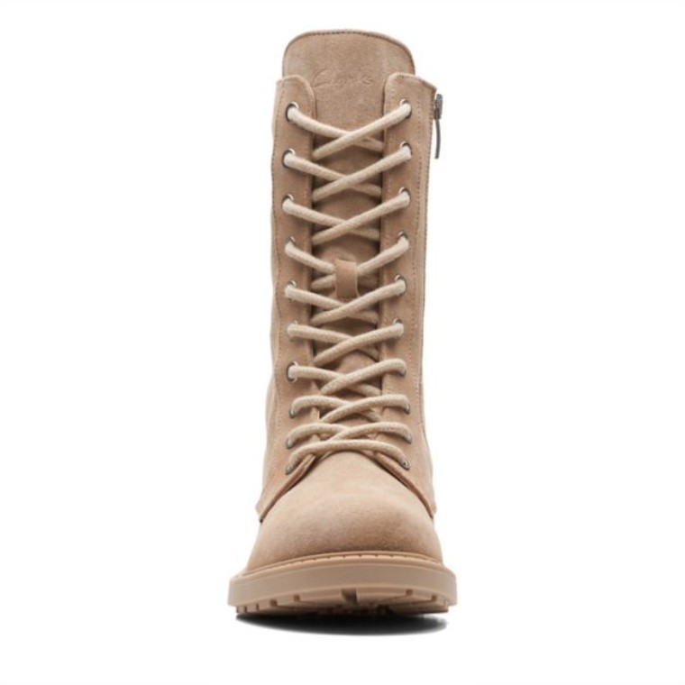 Clarks Estilo Orinoco 2 Gamuza Arena Gamuza Arena