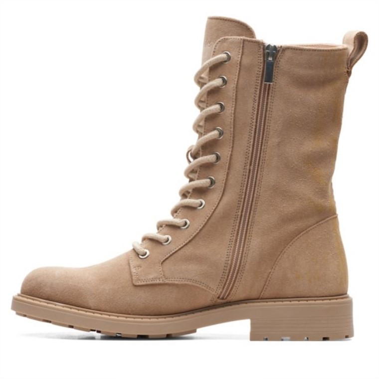 Clarks Estilo Orinoco 2 Gamuza Arena Gamuza Arena