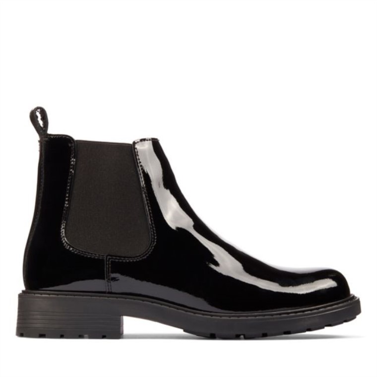 Clarks Orinoco2 Carril Charol Negro Charol Negro