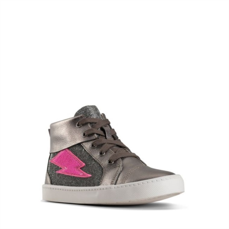 Clarks Peltre Cuero Ciudad Mito Niño Peltre Cuero