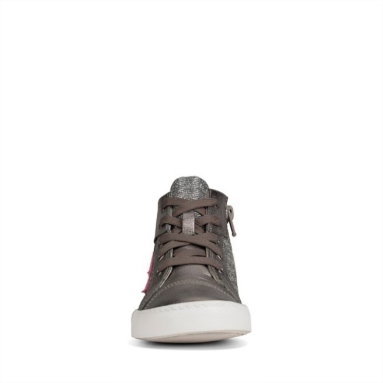 Clarks Peltre Cuero Ciudad Mito Niño Peltre Cuero