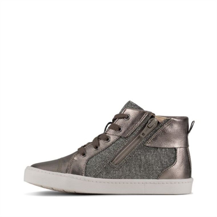 Clarks Peltre Cuero Ciudad Mito Niño Peltre Cuero