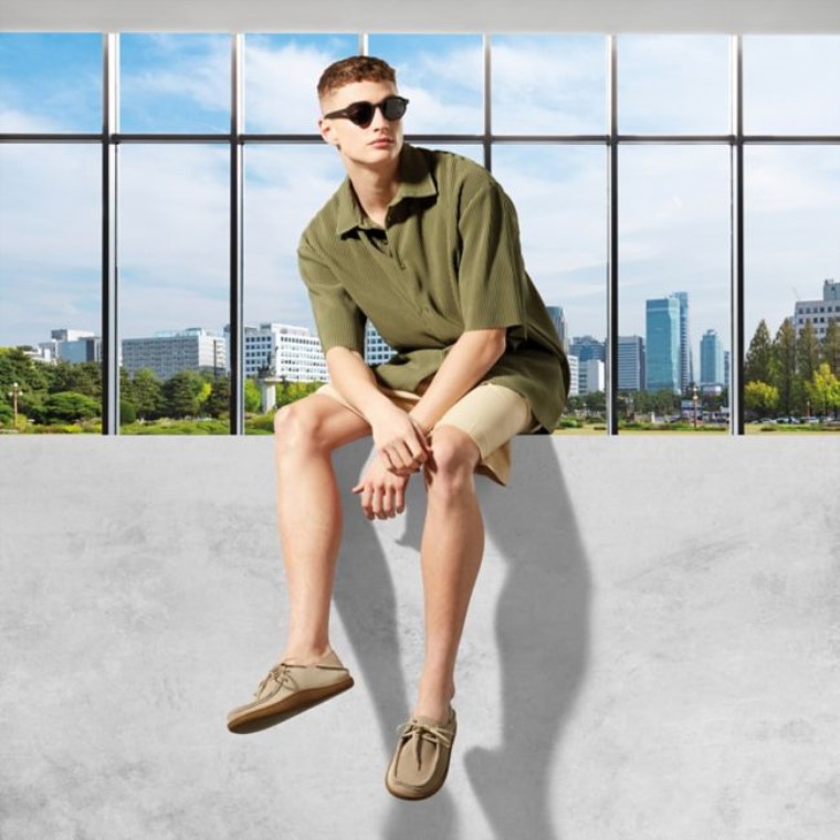 Clarks Pilton Wallabee Gamuza Arena Gamuza Arena
