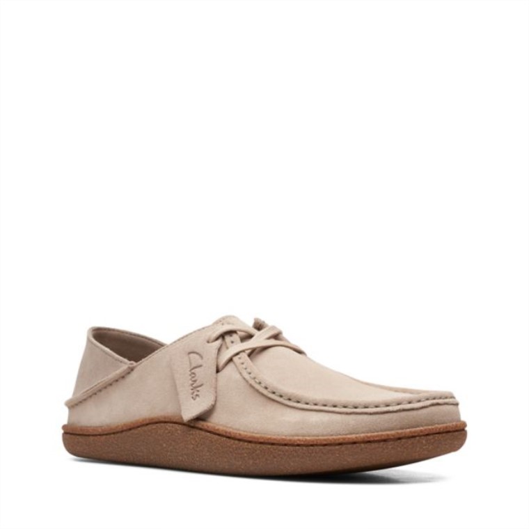 Clarks Pilton Wallabee Gamuza Arena Gamuza Arena