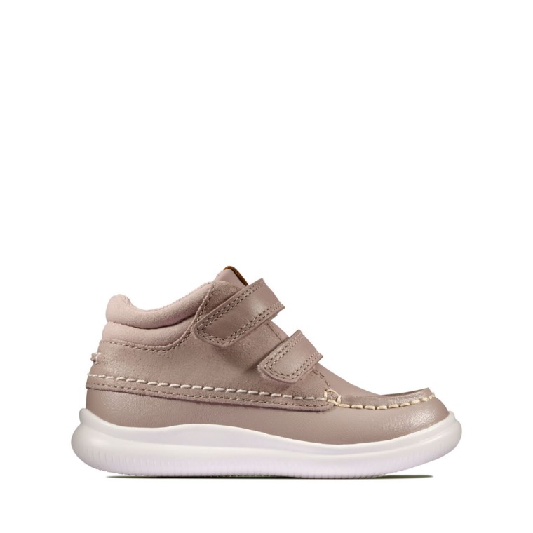 Clarks Rosa Combi Cuero Crest Tuktu Niño Rosa Combi Cuero